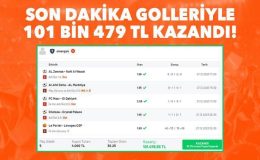 3 maçta son dakika golleri geldi, tam 101 bin 479 TL kazandı!