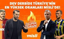 Galatasaray-Fenerbahçe maçı Tek Maç, Canlı Bahis, Canlı Sohbet seçenekleriyle Misli’de