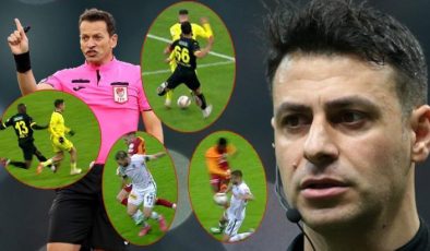 Fenerbahçe ve Galatasaray maçında tartışmalı pozisyonları! ‘Açık penaltı, amasız lakinsiz kırmızı kart’