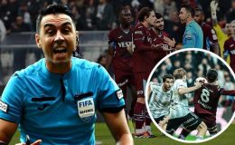 Beşiktaş-Trabzonspor maçında penaltı pozisyonu tartışma yarattı! Eski hakem canlı yayında patladı: Sinirlenmek istemiyorum!