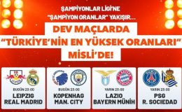 Şampiyonlar Ligi’ne “Şampiyon Oranlar” Yakışır… Dev maçlarda “Türkiye’nin En Yüksek Oranları” Misli’de!