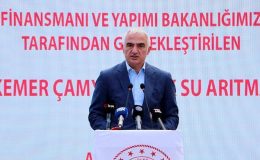 Bakan Ersoy Kemer’de atık su arıtma tesisini açtı