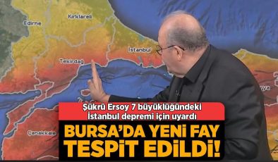 Bursa’da yeni bir fay hattı tespit edildi! Büyük İstanbul depremi için uyardı: Enerji gerilimi zaten doldu