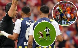 Galatasaray-Fenerbahçe derbisinde Djiku’nun kırmızı kartı tartışma yarattı! ‘Talihsiz bir karar’