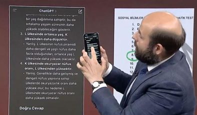 2024 YKS’de yapay zekalı kopya! Soruları ChatGPT’ye çözdürürken yakalandı