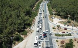 Bodrum’a 3 günde 175 bin araç giriş yaptı