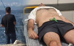 Marmara’da oltasına takıldı, ölümden döndü! Tüm vücuduna böyle yayıldı