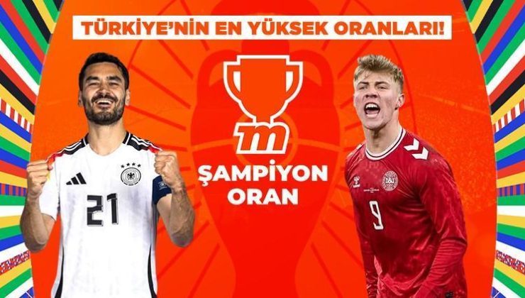 Almanya-Danimarka maçı canlı bahis seçeneğiyle Misli’de