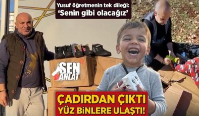 Çadırdan çıktı, yüz binlere ulaştı! Yusuf Öğretmen’in tek dileği: ‘Senin gibi olacağız’