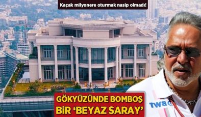 Kaçak milyonere oturmak nasip olmadı! Gökyüzünde bomboş bir ‘Beyaz Saray’