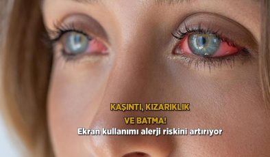 Kaşıntı, kızarıklık ve batma! Ekran kullanımı alerji riskini artırıyor