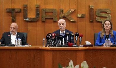 TÜRK-İŞ, HAK-İŞ ve DİSK’ten “İnsan onuruna yaraşır bir yaşam talep ediyoruz” bildirisi