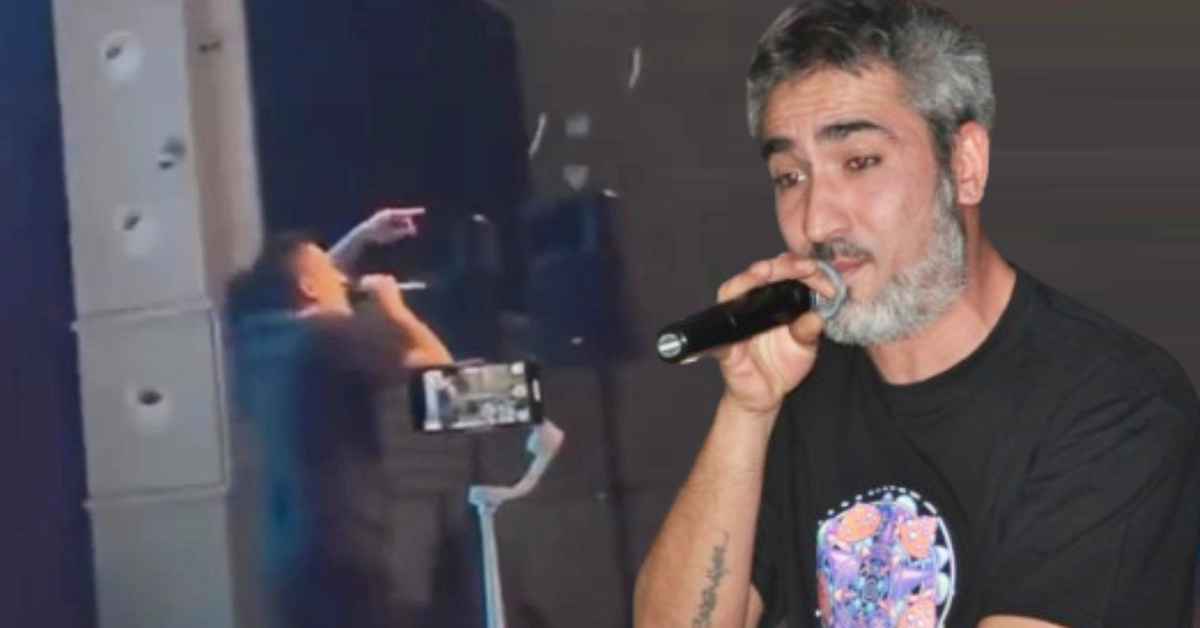 Sagopa Kajmer’den konserde sigara tepkisi: Yanan sigara atmak nedir?