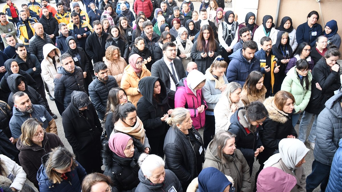 Bolu’da otel yangınında ölen doktora çalıştığı hastanede veda töreni