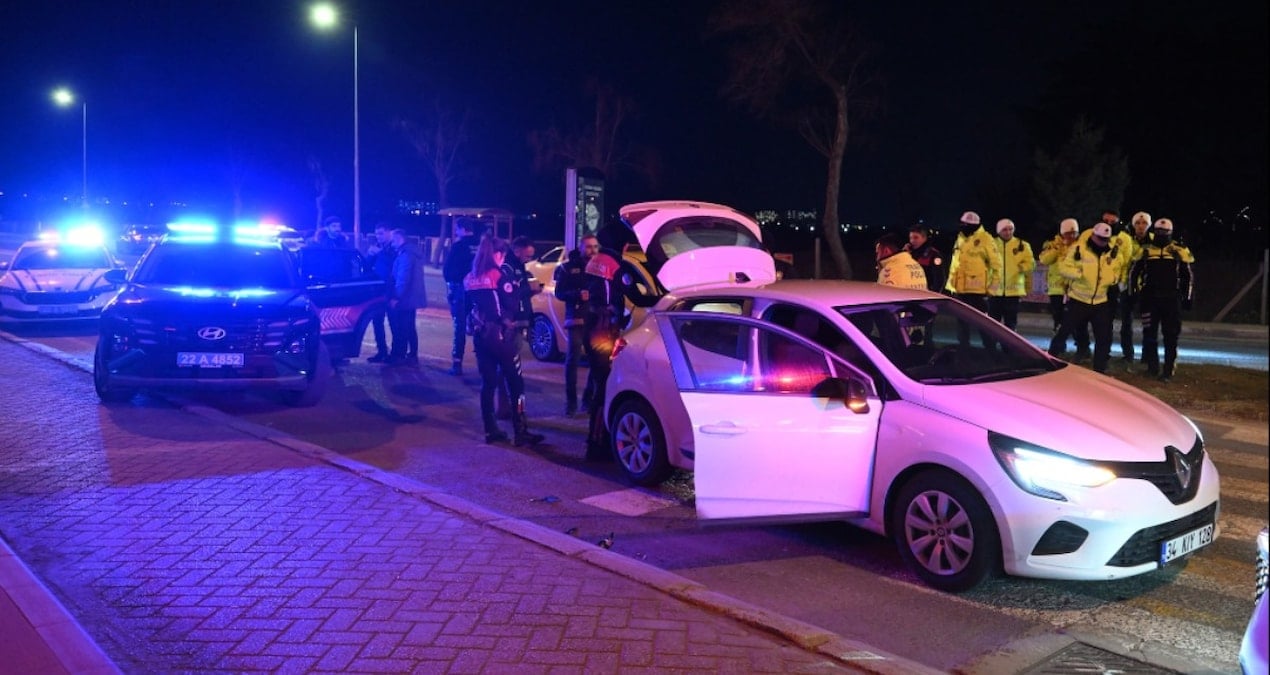 Edirne’de nefes kesen kovalamaca! Ne araçla ne de yaya kaçabildi