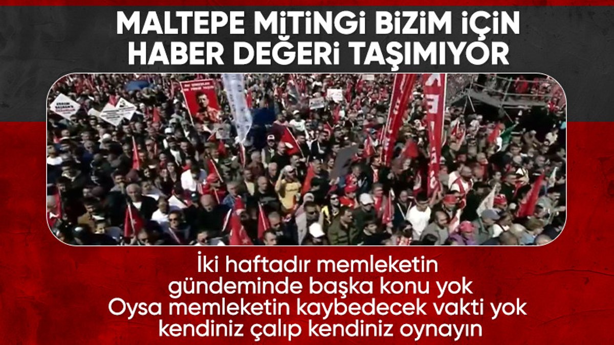 CHP’nin Maltepe mitinginde skandal slogan