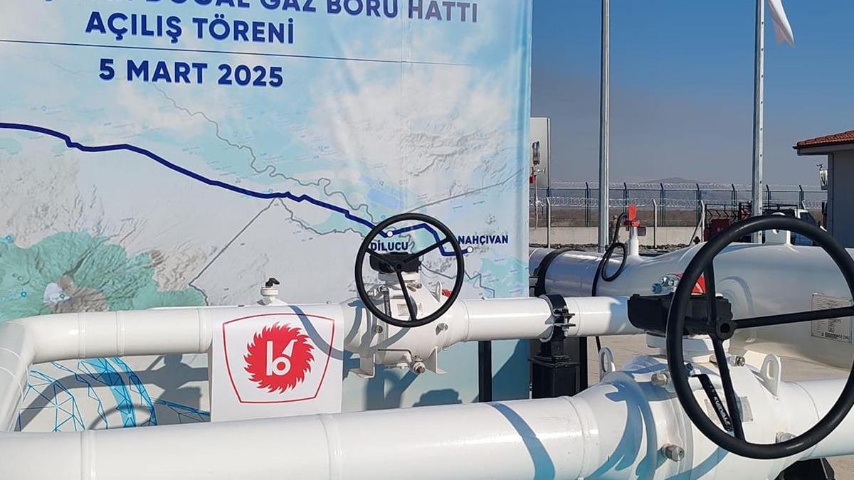 Türkiye’den Nahçıvan’a doğal gaz sevkiyatı başladı