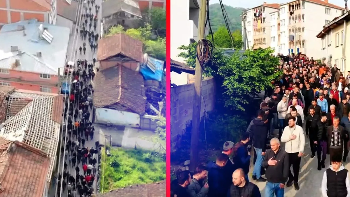Yer Bursa: 60 yıldır her bayram böyle yapıyorlar! 1 kilometrelik kuyruğu görenler şaştı kaldı
